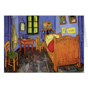Cartão O quarto de Vincent em Arles por Vincent van Gogh