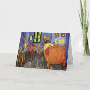Cartão O Quarto de Vincent em Arles por Vincent van Gogh