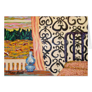 Cartão "O quarto ocidental "