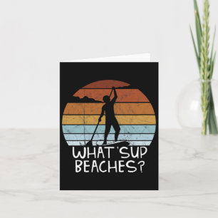 Cartão O Que As Praias De Sup Levantam A Diversão Do Sup