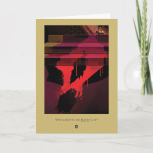 Cartão O que é bom é uma taça vazia?