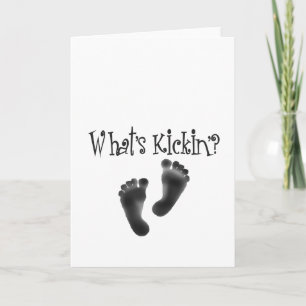 Cartão O que é o Kickin? Designs