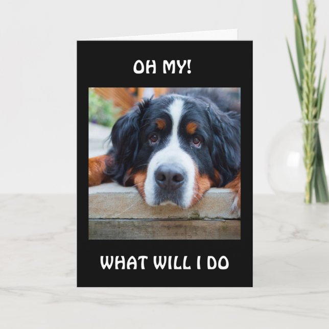 CARTÃO O QUE EU FAREI "SEM VOCÊ?" (Frente)