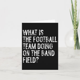 Cartão O Que Faz A Equipe De Futebol Na Marching Ba?
