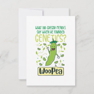 Cartão O que fez Gregor Mendel para dizer quando fundou