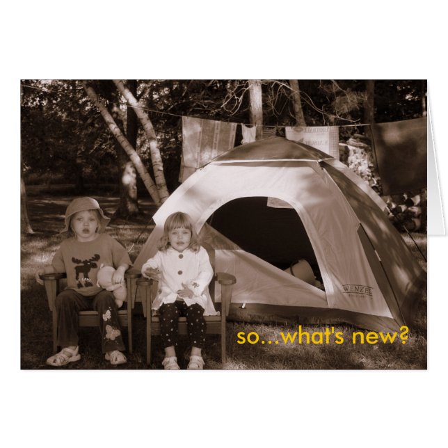 Cartão o que há de novo? (Frente horizontal)