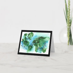 Cartão O que o mundo precisa agora da placa