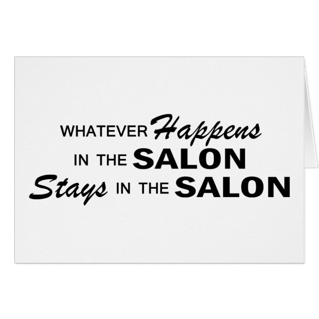 Cartão O que quer que acontece (Frente Horizontal)