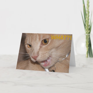 Cartão O quê? Você é assim tão velho?