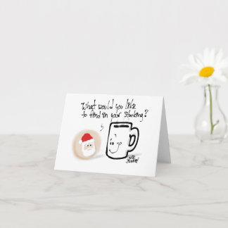 Cartão O que você gostaria de encontrar em sua estocagem?