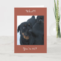 O quê? Você tem 40 anos?