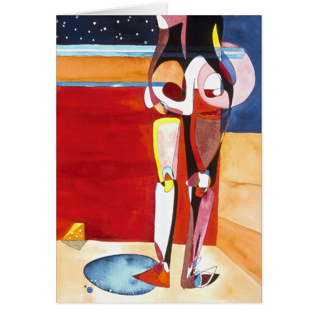 Cartão O queijo está apenas (Frente)