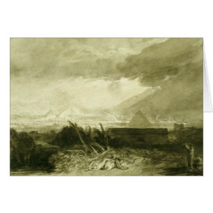 Cartão O quinto praga de Egipto, 1806-10