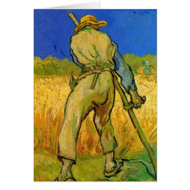 Cartão O Receptor (após Millet), de Vincent van Gogh (Frente)