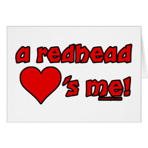 Cartão O Redhead ama-me