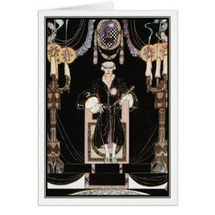 Cartão O Rei de Ferro de Kay Nielsen