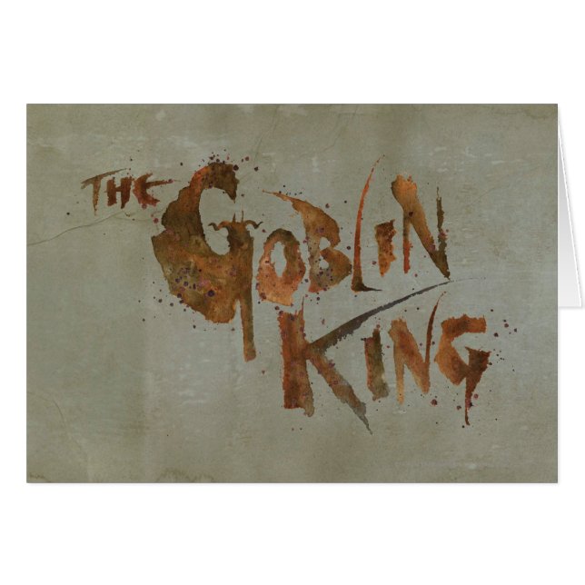 Cartão O Rei Goblin (Frente Horizontal)