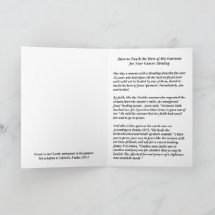 Cartão O reparo do seu Cancer está a um toque