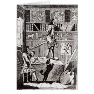 Cartão O Richardson complicado, 1724