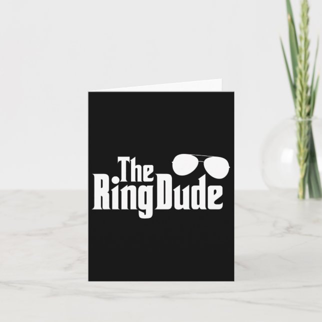 Cartão O Ring Dude Bowtie Ring Bes. (Frente)