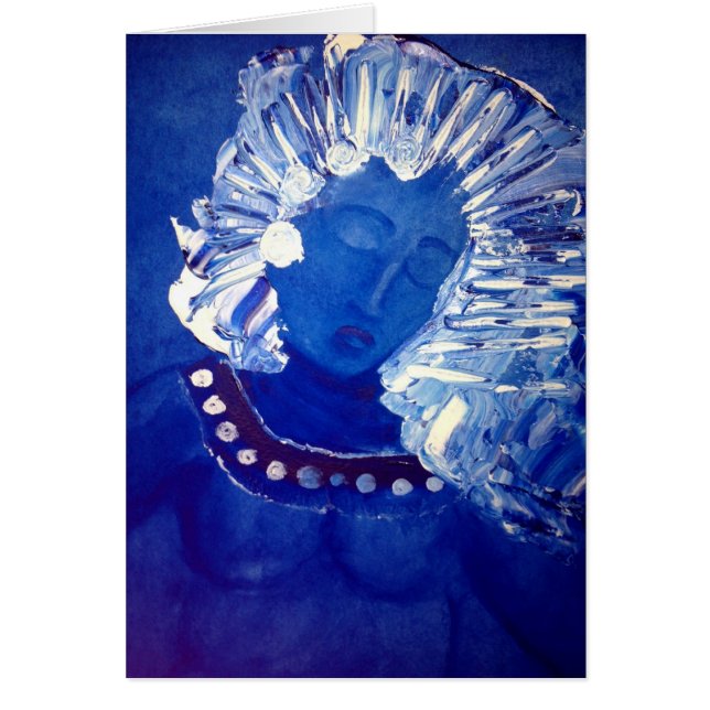 Cartão o ritmo do azul (Frente)