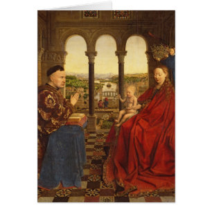 Cartão O Rolin Madonna, c.1435