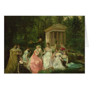 Cartão O rosa de Malmaison, c.1867