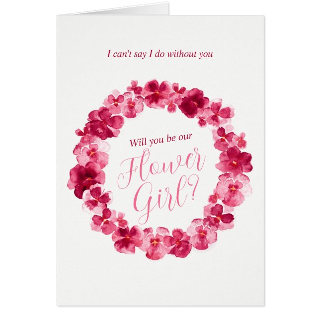 Cartão O rosa vermelho pansado de casamento será a minha  (Frente)