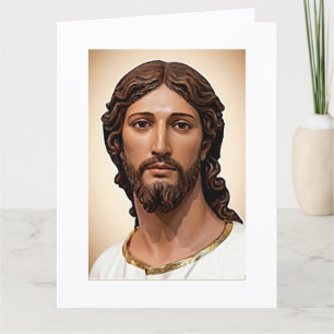 Cartão O ROSTO DE JESUS por Mark Edward Westerfield