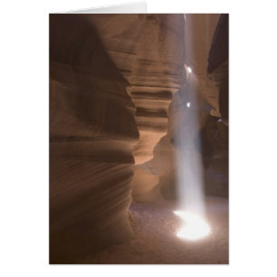 Cartão O saca-rolhas no Upper Antelope Canyon, Navajo
