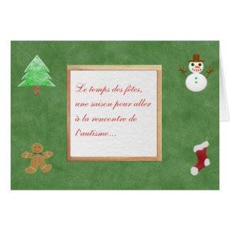 Cartão O saison do une dos fêtes de Le temps DES do carte