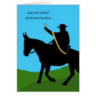 Cartão O santo José Gabriel Brochero, O Padre Gaucho