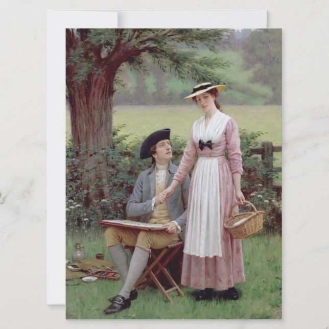 Cartão O Senhor de Burleigh no Amor (Frente)