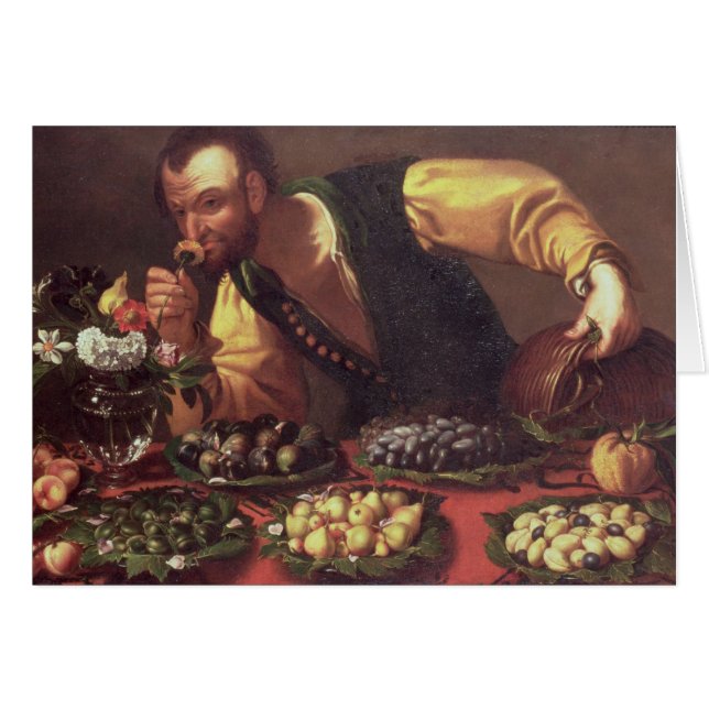 Cartão O sentido de cheiro (Frente Horizontal)