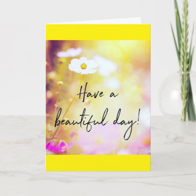 CARTÃO O SEU ANIVERSÁRIO É UM DIA ESPECIAL, PORQUE VOCÊ É (Frente)