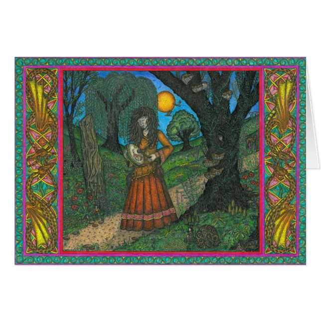 Cartão O Shamaness (Frente Horizontal)