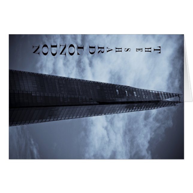 Cartão O Shard (Frente Horizontal)