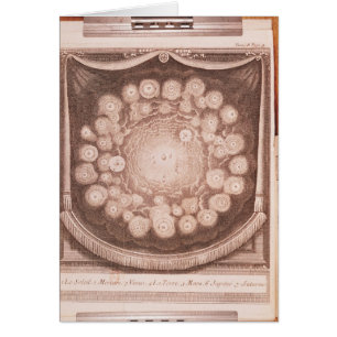 Cartão O sistema solar