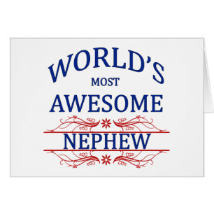 Cartão O sobrinho o mais impressionante do mundo