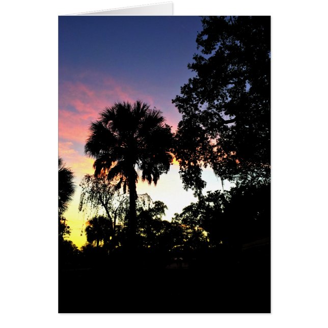 Cartão O sol está aumentando (Frente)