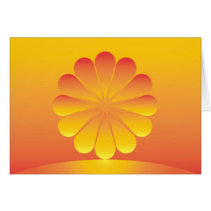 Cartão o sol nasce