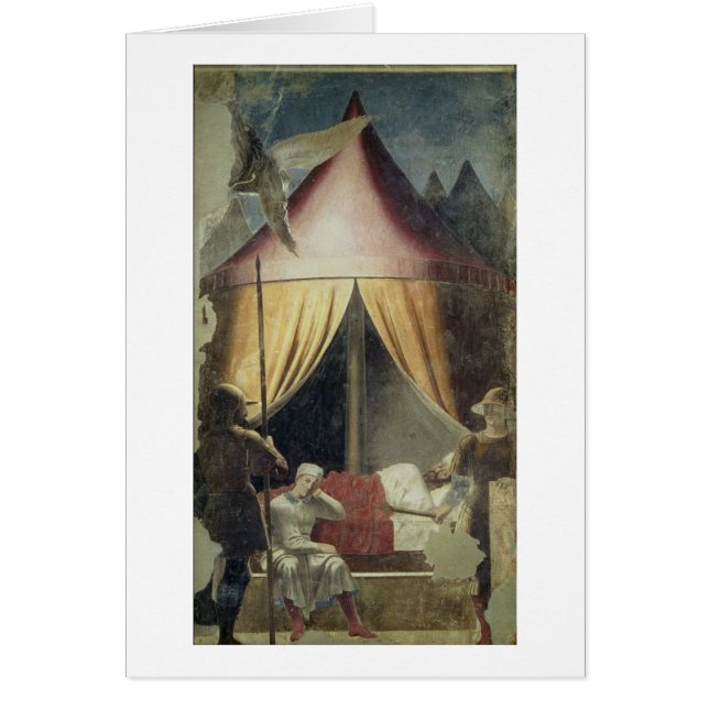 Cartão O sonho de Constantim, da legenda do T (Frente)