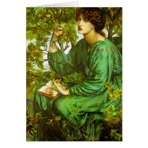 Cartão O Sonho do Dia de Dante Gabriel Rossetti