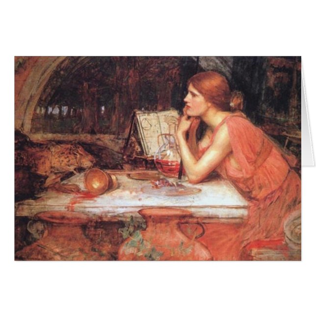 Cartão O Sorceress (Frente horizontal)