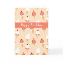 O Sorvete Cute Contém O Padrão Sprinkles