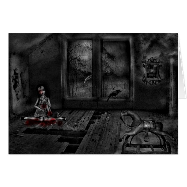 Cartão O sótão do rubi (Frente Horizontal)