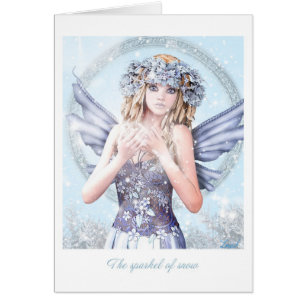 Cartão O sparkel da neve