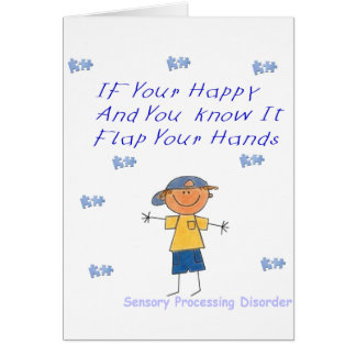 Cartão O SPD bate suas mãos