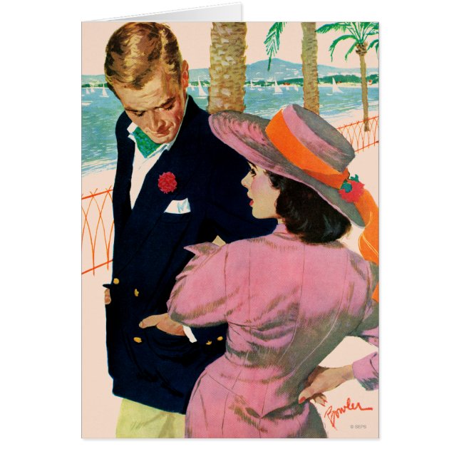 Cartão O Stategy do amor (Frente)