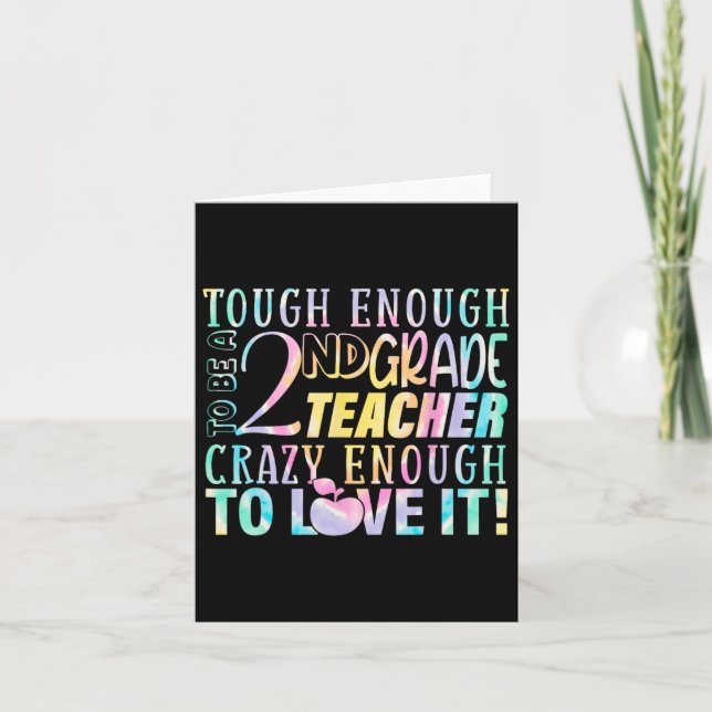 Cartão O Suficiente Para Ensinar O segundo De Professores (Frente)